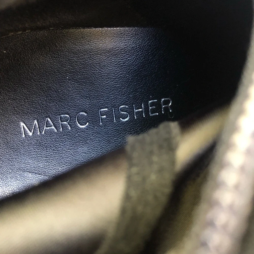 Marc Fisher Black Over-the-Knee Faux Suede Boots Size 8M